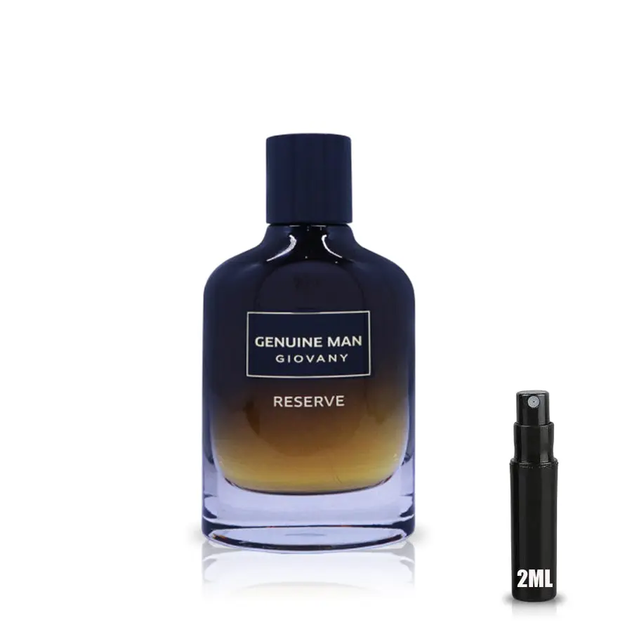 Genuine Man Giovany Reserve - Fragrance World - Sample - Image 2