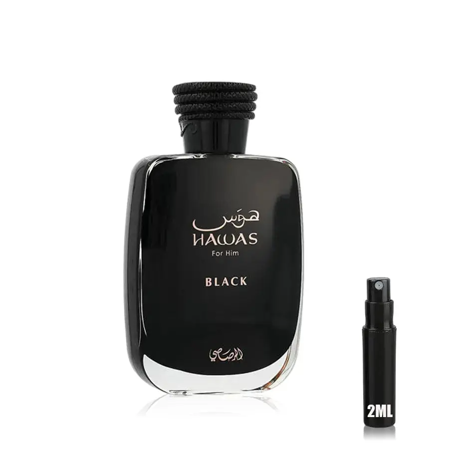 Hawas Black - Rasasi - Sample - Image 3
