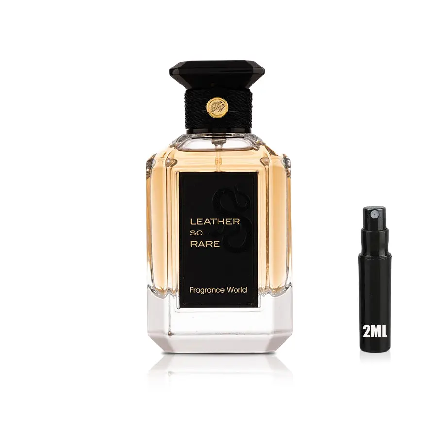 Leather so Rare - Fragrance World - Sample - Image 2